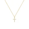 Collier Brillaxis croix chrétienne empierrée_x005f_x000D_45 cm