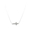 Collier Brillaxis croix empierrée