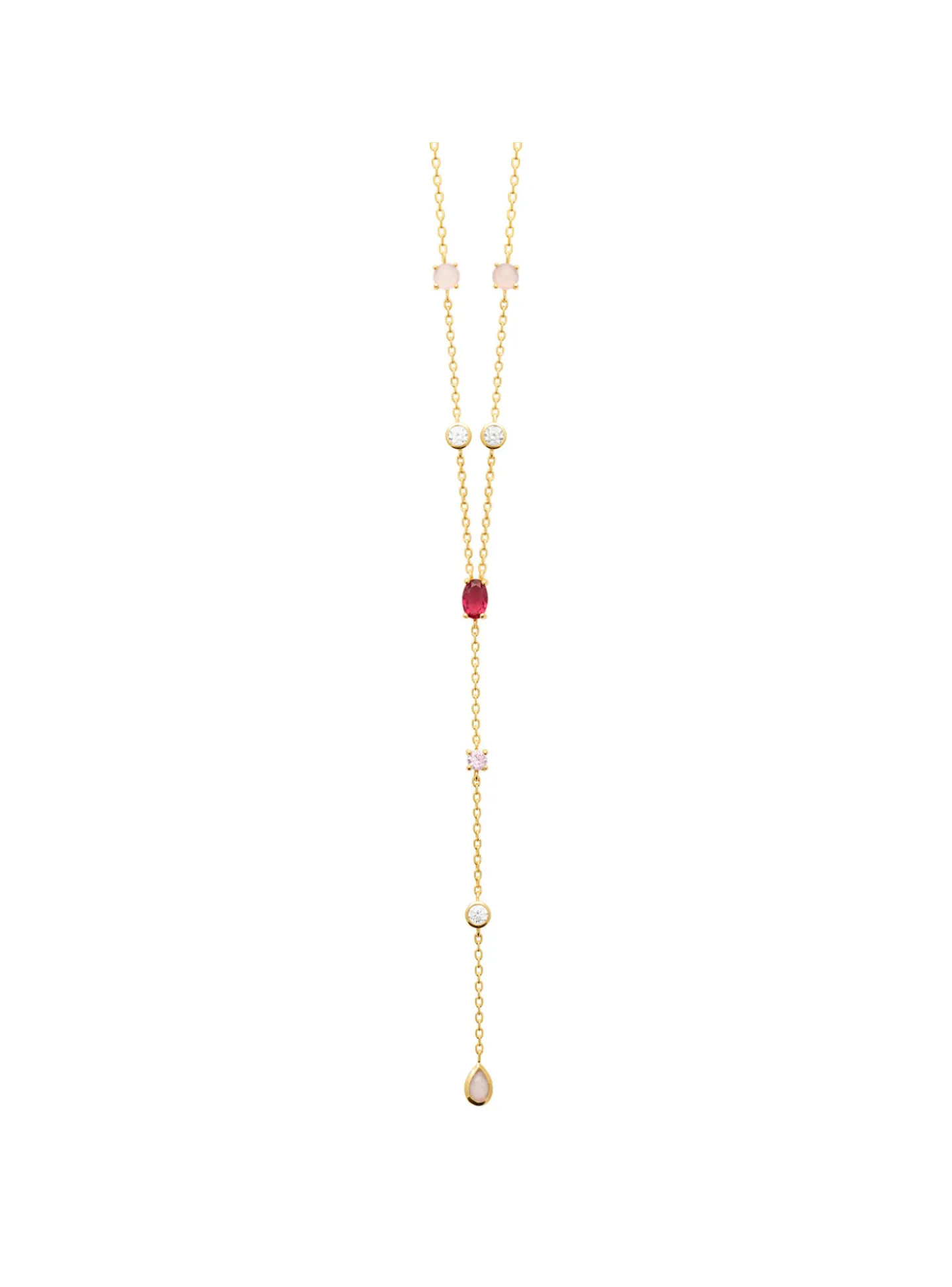 Collier Brillaxis en Y et oxydes de zirconium