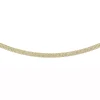 Collier Brillaxis maille bismark or jaune 18 carats