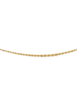 Collier Brillaxis maille corde chute or 18 carats
