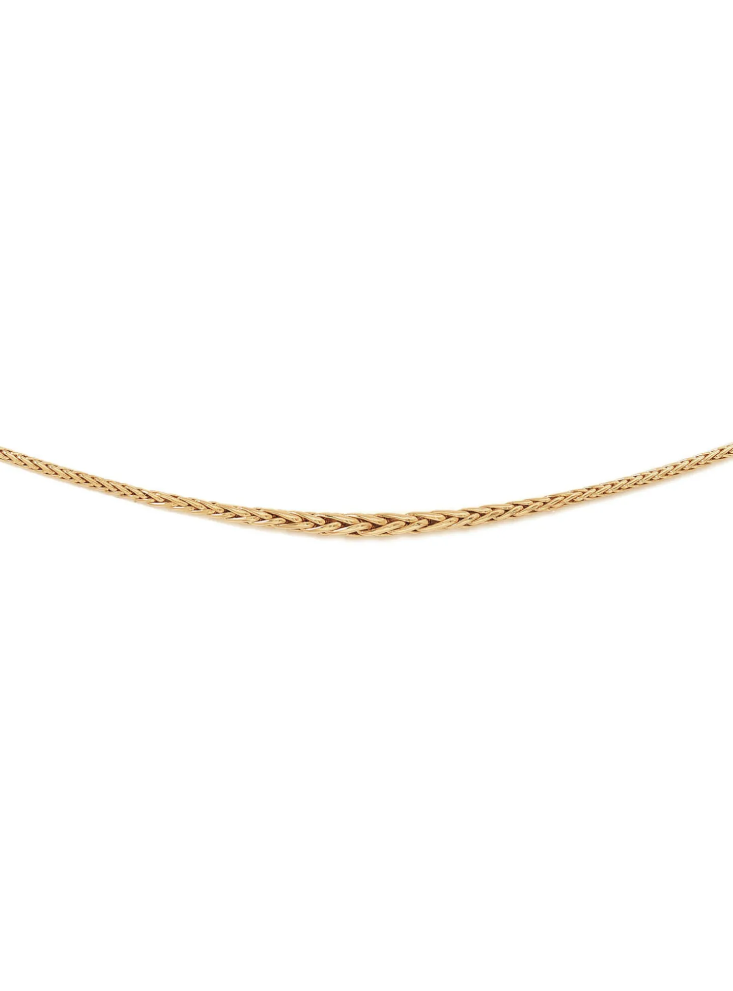 Collier Brillaxis maille palmier chute or 18 carats