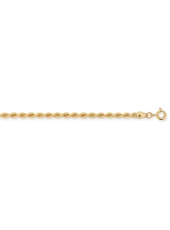 Collier Brillaxis maille corde or jaune 18 carats