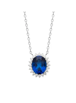 Collier Brillaxis Marquise argent