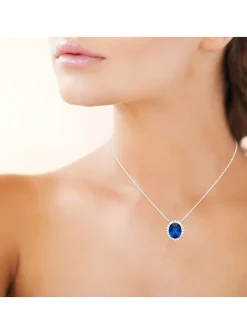 Collier Brillaxis Marquise argent