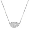 Collier Brillaxis moderne or blanc diamants