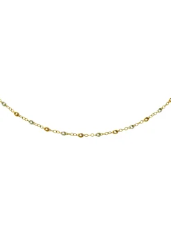Collier Brillaxis moderne bicolore or 9 carats