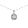 Collier Brillaxis or blanc 18 carats diamants