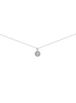Collier Brillaxis or blanc 18 carats fleur diamant