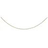 Collier Brillaxis or jaune 18 carats forçat long