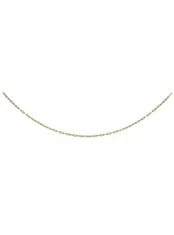 Collier Brillaxis or jaune 18 carats forçat long