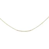 Collier Brillaxis or maille forçat chute 2/4 rangs