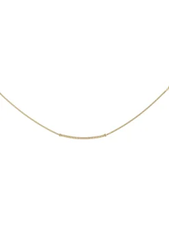 Collier Brillaxis or maille forçat chute 2/4 rangs