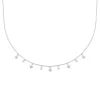 Collier Brillaxis pampilles oxydes argent rhodié