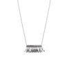 Collier Brillaxis pampille argent