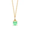 Collier Brillaxis pendentif oxyde bleu