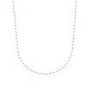 Collier Brillaxis perles de Miyuki rouge plaqué or