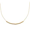 Collier Brillaxis perles plaqué or