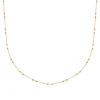 Collier Brillaxis petites boules dorées plaqué or