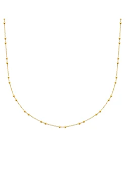 Collier Brillaxis petites boules dorées plaqué or