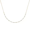 Collier Brillaxis plaqué or perles
