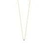 Collier Brillaxis plaqué or minimaliste