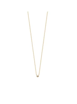 Collier Brillaxis plaqué or minimaliste