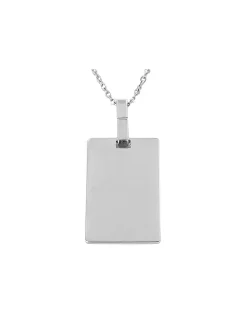 Collier Brillaxis plaque acier