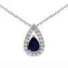 Collier Brillaxis saphir