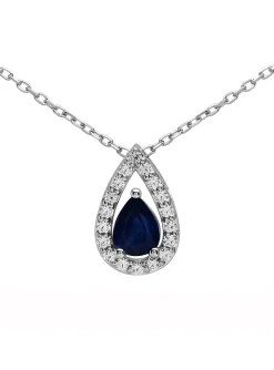 Collier Brillaxis saphir