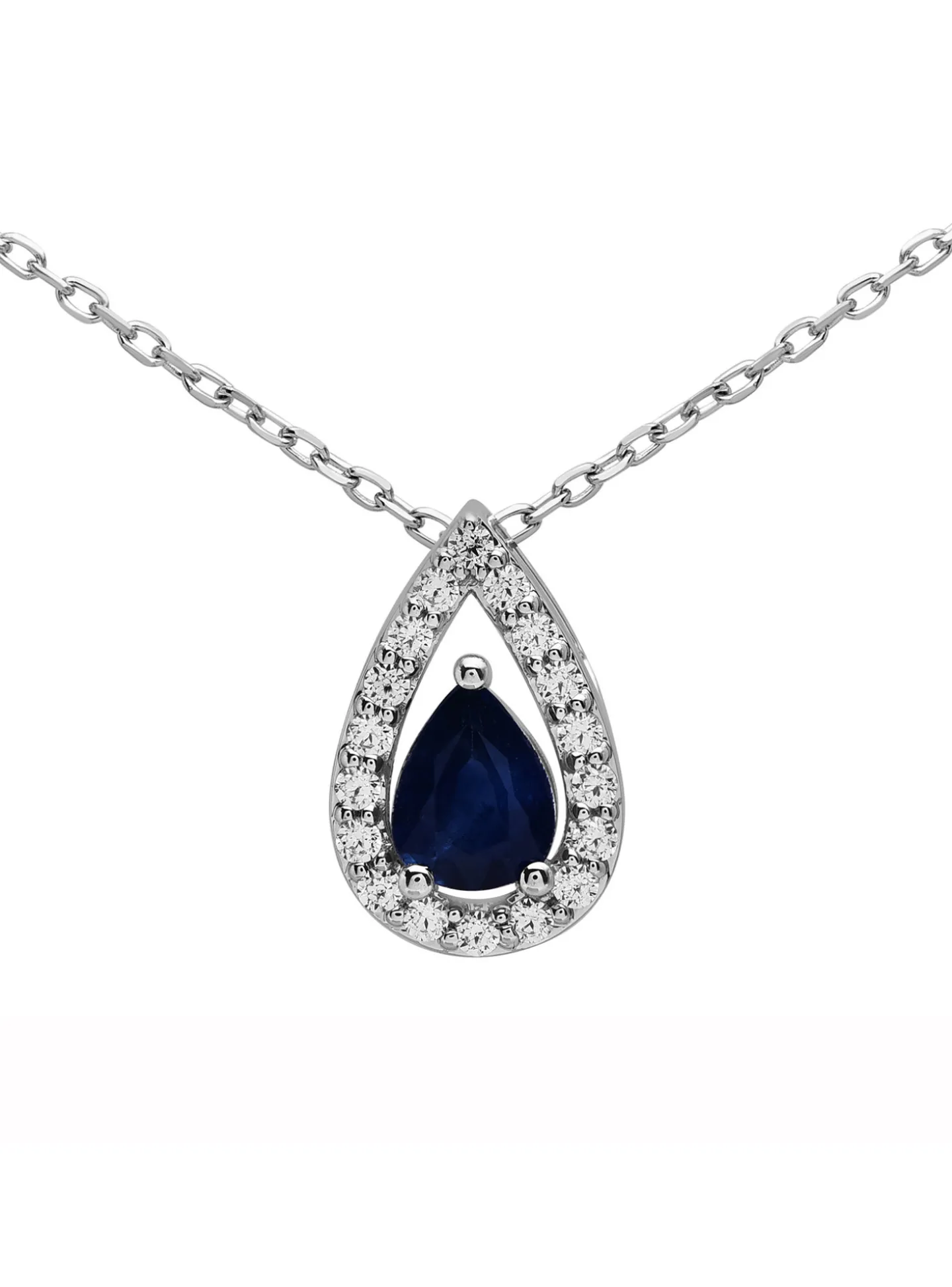 Collier Brillaxis saphir