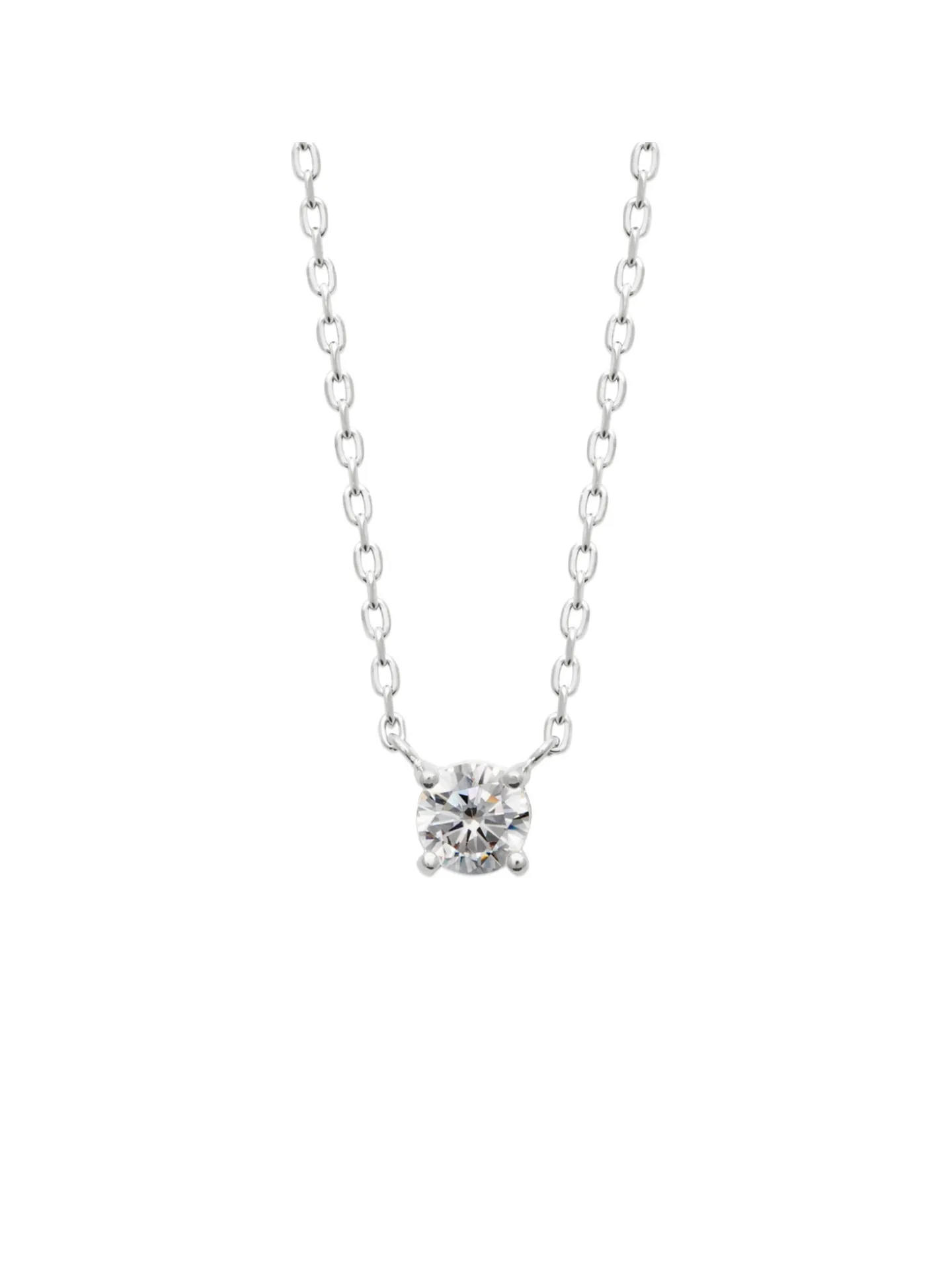 Collier Brillaxis solitaire 5mm