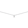 Collier Brillaxis solitaire diamant or blanc_x005f_x000D_0.10