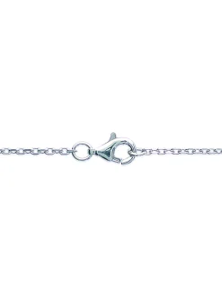 Collier Brillaxis solitaire oxyde de zirconium 6mm_x005f_x000D_argent rhodié