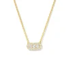 Collier Brillaxis Trilogie accompagnée_x005f_x000D_or jaune 750/1000 et diamants