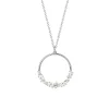 Collier cercle argent 925 et oxydes de zirconium
