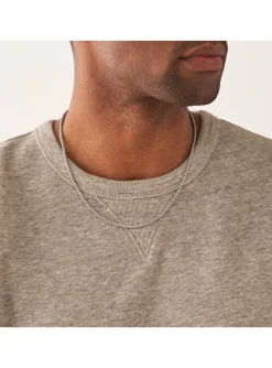 Collier chaine homme Fossil Ellis acier