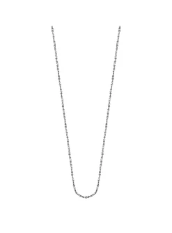 Collier chaîne Lotus Silver maille torsade