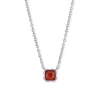 Collier Coeur de Lion Birthstone_x005f_x000D_Janvier Agate rouge