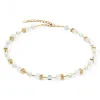 Collier Coeur de Lion GeoCUBE® Iconic Nature_x005f_x000D_doré blanc
