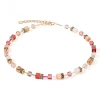 Collier Coeur de Lion GeoCUBE® Iconic Precious_x005f_x000D_rouge-beige