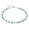 Collier Coeur de lion Geocube Iconic Precious vert