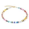 Collier Coeur de Lion GeoCube Iconic Classic acier_x005f_x000D_doré