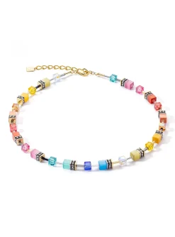 Collier Coeur de Lion GeoCube Iconic Classic acier_x005f_x000D_doré