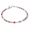 Collier Coeur de Lion Geocube Iconic rouge 50 cm