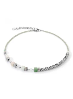Collier Coeur de Lion GeoCUBE Precious Fusion Chunky_x005f_x000D_Chain vert clair