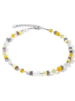 Collier Coeur de lion Geocube Joyful Colours Jaune