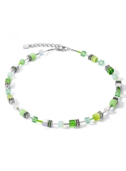 Collier Coeur de lion GeoCUBE Joyful Colours Vert