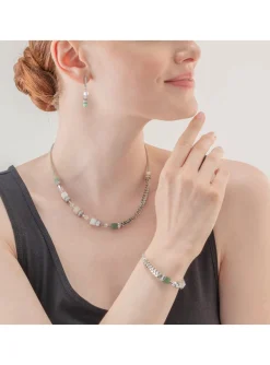 Collier Coeur de Lion GeoCUBE Precious Fusion Chunky_x005f_x000D_Chain vert clair