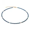 Collier Coeur de lion Little Twinkle doré-bleu foncé